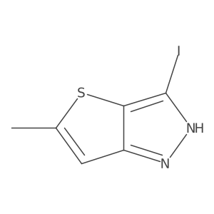 3-iodo-5-methyl-1H-thieno[3,2-c]pyrazole Structure
