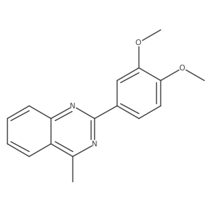 2-(3,4-Dimethoxyphenyl)-4-methylquinazoline结构式