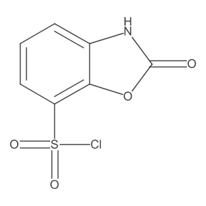 2-Hydroxy-1,3-benzoxazole-7-sulfonyl chloride Structure