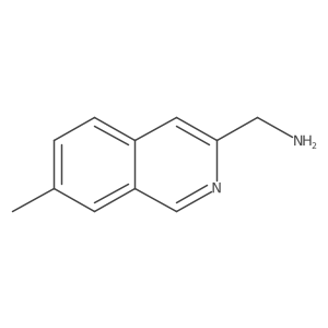 (7-Methylisoquinolin-3-yl)methanamine结构式