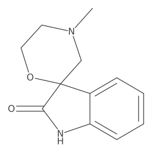 4'-Methylspiro[indoline-3,2'-morpholin]-2-one Structure