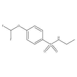 4-(difluoromethoxy)-N-ethylbenzene-1-sulfonamide Structure