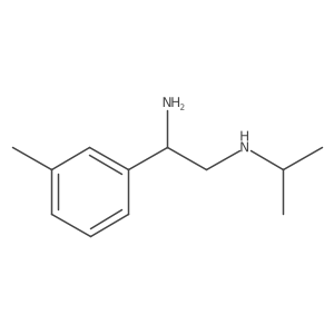 [2-Amino-2-(3-methylphenyl)ethyl](propan-2-yl)amine结构式