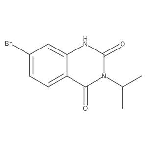 7-bromo-3-isopropylquinazoline-2,4(1H,3H)-dione结构式
