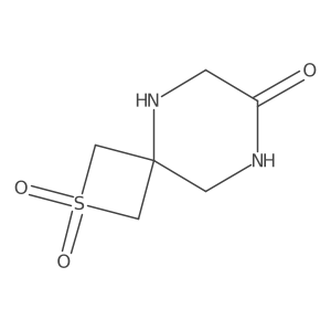 2-Thia-5,8-diazaspiro[3.5]nonan-7-one 2,2-dioxide Structure