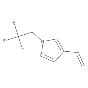 4-ethenyl-1-(2,2,2-trifluoroethyl)-1H-pyrazole Structure