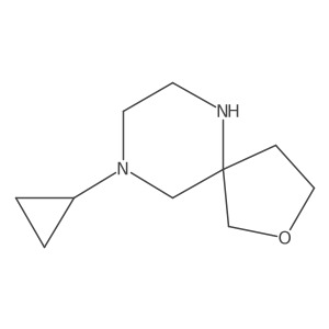 9-Cyclopropyl-2-oxa-6,9-diazaspiro[4.5]decane Structure
