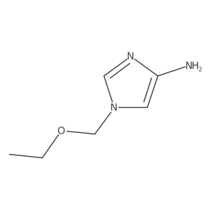 1-(ethoxymethyl)-1H-imidazol-4-amine结构式