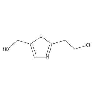 [2-(2-Chloroethyl)-1,3-oxazol-5-yl]methanol结构式