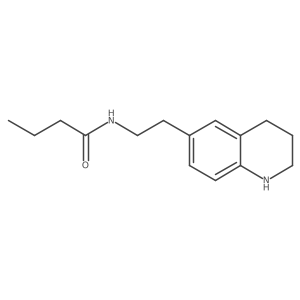 N-[2-(1,2,3,4-tetrahydroquinolin-6-yl)ethyl]butanamide结构式