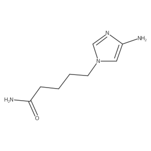 5-(4-amino-1H-imidazol-1-yl)pentanamide Structure