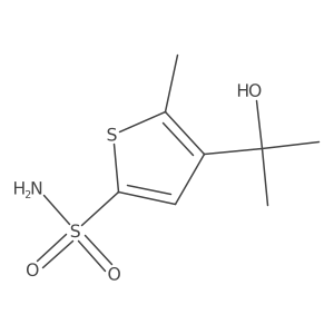 4-(2-Hydroxypropan-2-yl)-5-methylthiophene-2-sulfonamide Structure