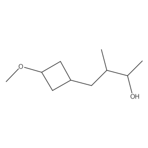 4-(3-Methoxycyclobutyl)-3-methylbutan-2-ol Structure