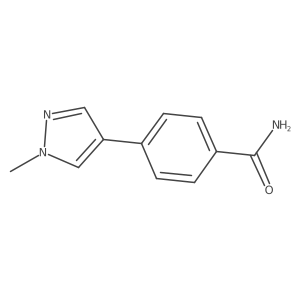 4-(1-Methyl-1H-pyrazol-4-yl)benzamide Structure