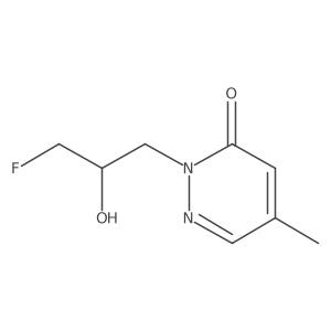 2-(3-Fluoro-2-hydroxypropyl)-5-methyl-2,3-dihydropyridazin-3-one Structure