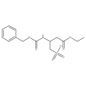 Ethyl 3-{[(benzyloxy)carbonyl]amino}-4-sulfobutanoate结构式