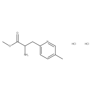 Methyl (S)-2-amino-3-(5-methylpyridin-2-YL)propanoate 2hcl结构式