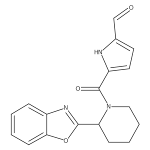 5-[2-(1,3-benzoxazol-2-yl)piperidine-1-carbonyl]-1H-pyrrole-2-carbaldehyde Structure