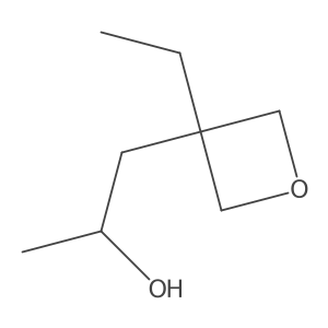 (2S)-1-(3-ethyloxetan-3-yl)propan-2-ol结构式