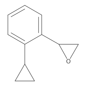 (2S)-2-(2-cyclopropylphenyl)oxirane结构式