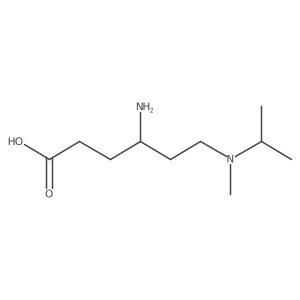 4-Amino-6-[methyl(propan-2-yl)amino]hexanoic acid结构式