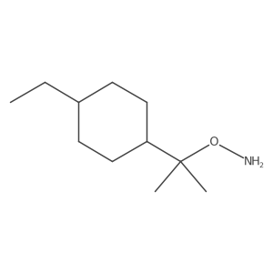O-[2-(4-ethylcyclohexyl)propan-2-yl]hydroxylamine结构式