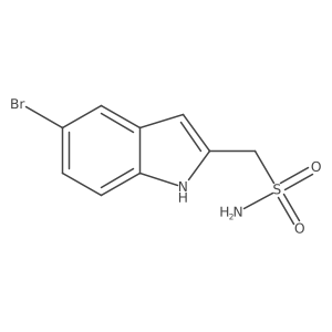 (5-bromo-1H-indol-2-yl)methanesulfonamide Structure