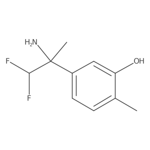 5-(2-Amino-1,1-difluoropropan-2-yl)-2-methylphenol Structure