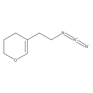 5-(2-azidoethyl)-3,4-dihydro-2H-pyran结构式