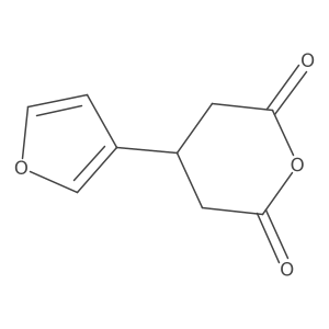 4-(Furan-3-yl)oxane-2,6-dione Structure