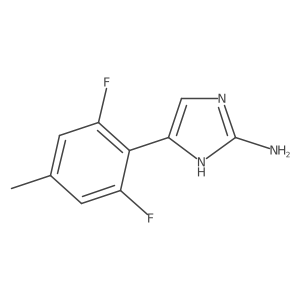 5-(2,6-difluoro-4-methylphenyl)-1H-imidazol-2-amine Structure