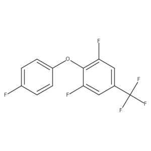1,3-Difluoro-2-(4-fluorophenoxy)-5-(trifluoromethyl)benzene结构式