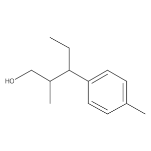 (2S)-2-Methyl-3-(4-methylphenyl)pentan-1-ol Structure