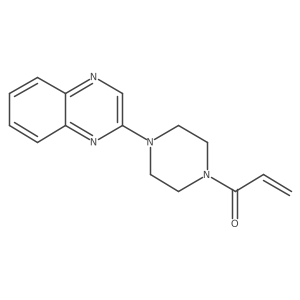 1-[4-(Quinoxalin-2-yl)piperazin-1-yl]prop-2-en-1-one Structure