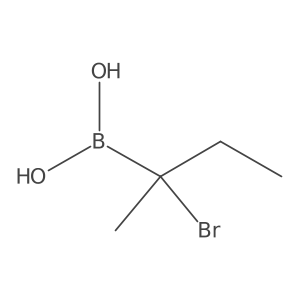 2-Bromo-butan-2-ylboronic acid Structure