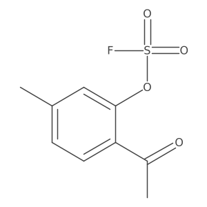 2-Acetyl-5-methylphenylfluoranesulfonate结构式