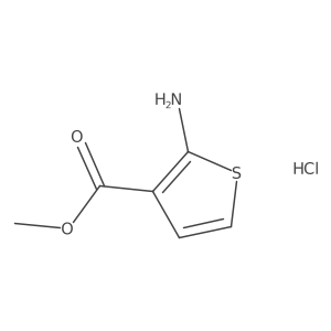 Methyl 2-aminothiophene-3-carboxylate hydrochloride Structure