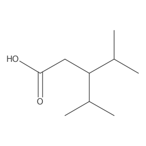 4-Methyl-3-(methylethyl)pentanoic acid Structure