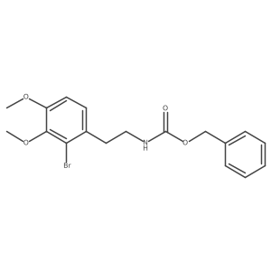 benzyl N-[2-(2-bromo-3,4-dimethoxyphenyl)ethyl]carbamate Structure