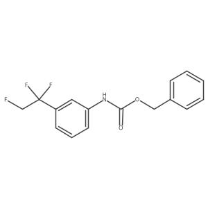 benzyl N-[3-(1,1,2-trifluoroethyl)phenyl]carbamate Structure