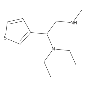 [2-(Diethylamino)-2-(thiophen-3-yl)ethyl](methyl)amine Structure