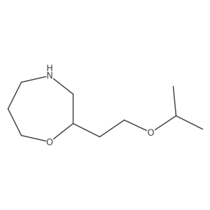 2-[2-(Propan-2-yloxy)ethyl]-1,4-oxazepane Structure