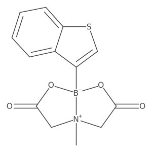 1-(Benzothiophen-3-yl)-5-methyl-2,8-dioxa-5-azonia-1-boranuidabicyclo[3.3.0]octane-3,7-dione结构式