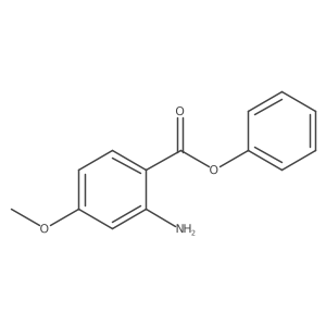 Phenyl 2-amino-4-methoxybenzoate Structure
