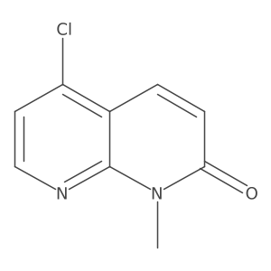 5-Chloro-1-methyl-1,8-naphthyridin-2(1H)-one结构式