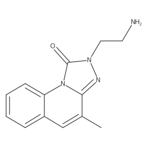 2-(2-aminoethyl)-4-methyl-[1,2,4]triazolo[4,3-a]quinolin-1(2H)-one结构式