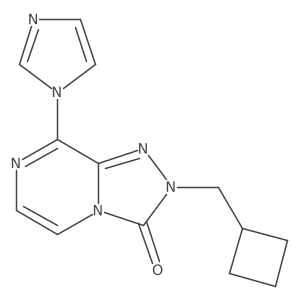 2-(cyclobutylmethyl)-8-(1H-imidazol-1-yl)-2H,3H-[1,2,4]triazolo[4,3-a]pyrazin-3-one Structure