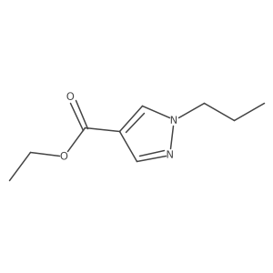 Ethyl 1-propyl-1H-pyrazole-4-carboxylate结构式