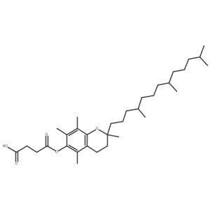 alpha-Tocopherol succinate, DL- Structure
