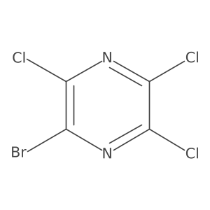 2-Bromo-3,5,6-trichloropyrazine Structure